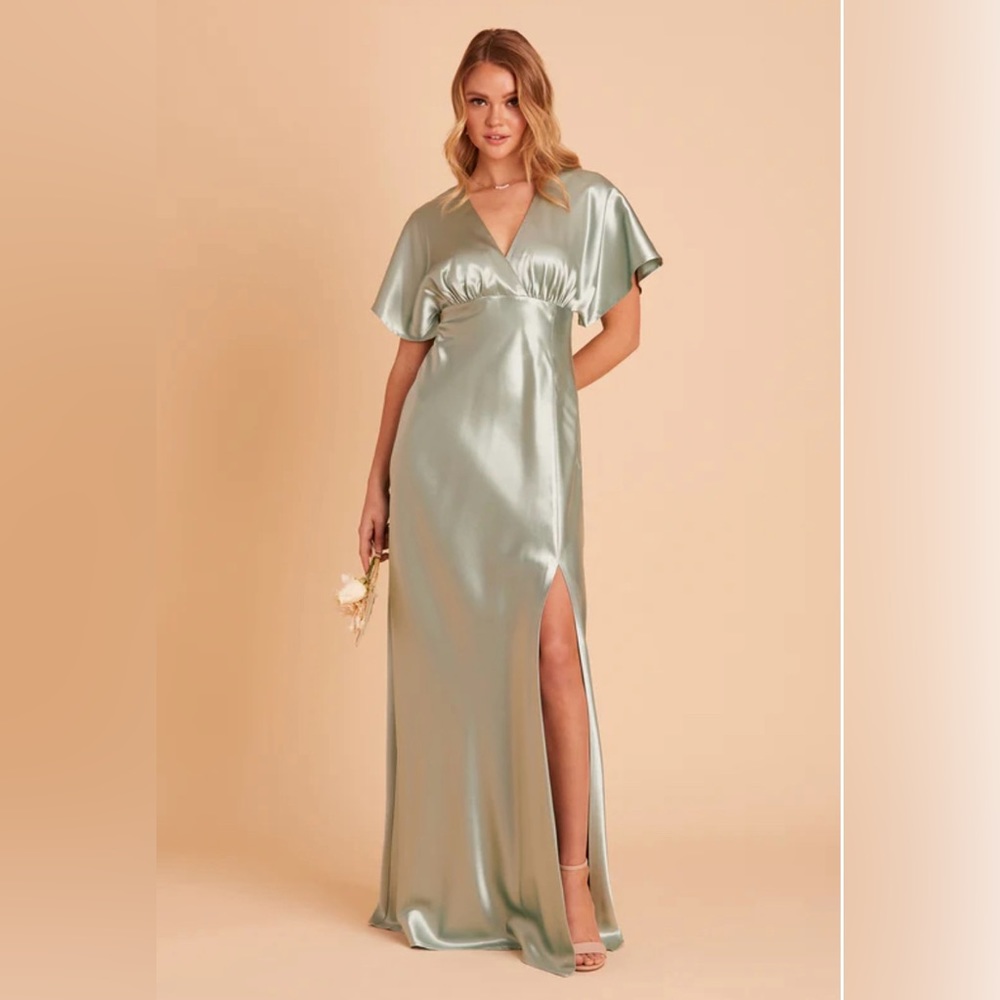 Birdy Grey Satin Sage Dress